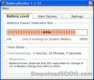 Laptop Battery Monitor screenshot